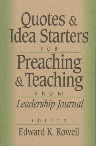 Tapa de Quotes and Idea Starters for Preaching and Teaching