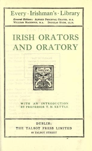 Tapa de Irish orators and oratory