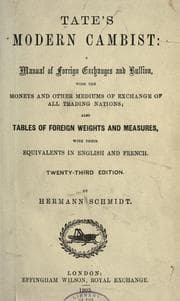 Tapa de Tate's Modern cambist: a manual of foreign exchanges and bullion