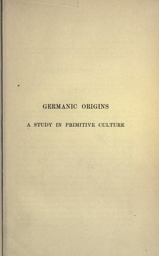Tapa de Germanic origins.
