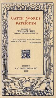 Tapa de Catch words of patriotism