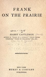Tapa de Frank on the prairie