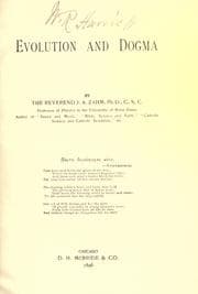 Tapa de Evolution and dogma