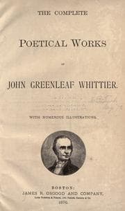 Tapa de The complete poetical works of John Greenleaf Whittier with illustrations