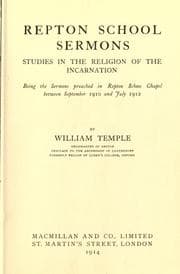 Tapa de Repton School sermons