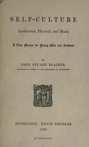 Tapa de Self-culture, physical, intellectual and moral