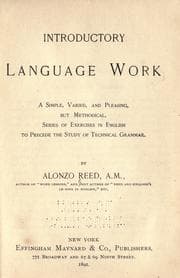 Tapa de Introductory language work