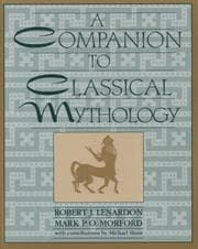 Tapa de A companion to Classical mythology