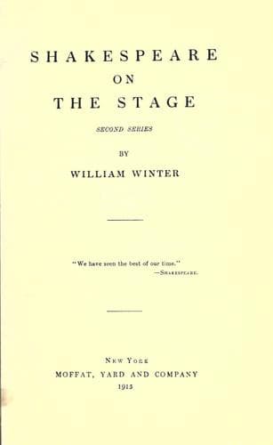 Tapa de Shakespeare on the state