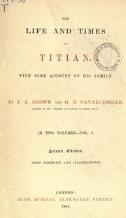 Tapa de The life and times of Titian
