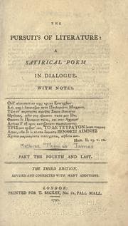 Tapa de Pursuits of literature