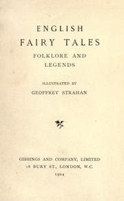 Tapa de English fairy tales, folklore and legends