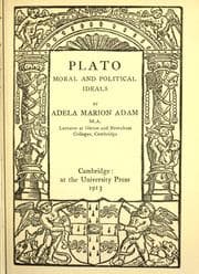 Tapa de Plato; moral and political ideals