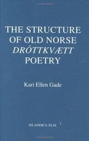 Tapa de The structure of Old Norse Dróttkvætt poetry
