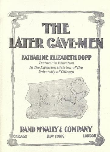 Tapa de The later cave-men