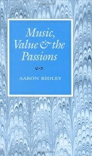 Tapa de Music, value, and the passions