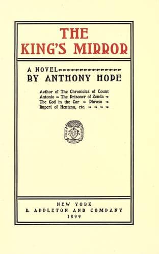 Tapa de The king's mirror
