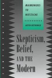 Tapa de Skepticism, belief, and the modern