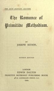 Tapa de The romance of Primitive Methodism