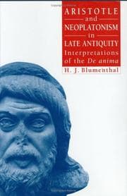Tapa de Aristotle and Neoplatonism in late antiquity