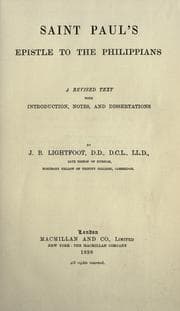 Tapa de Saint Paul's Epistle to the Philippians