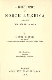 Tapa de A geography of North America, including the West Indies