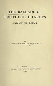 Tapa de The ballade of Truthful Charles, and other poems