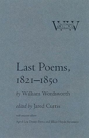 Tapa de Last poems, 1821-1850