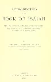 Tapa de Introduction to the Book of Isaiah