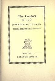Tapa de The conduct of life