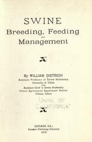 Tapa de Swine; breeding, feeding and management