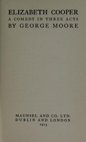 Tapa de Elizabeth Cooper