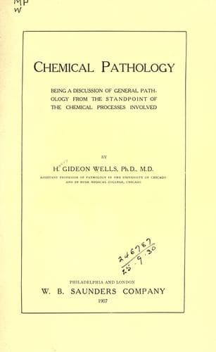 Tapa de Chemical pathology