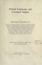 Tapa de Peroral endoscopy and laryngeal surgery