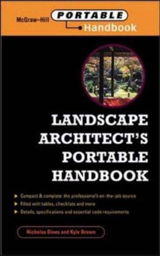 Tapa de Landscape architect's portable handbook