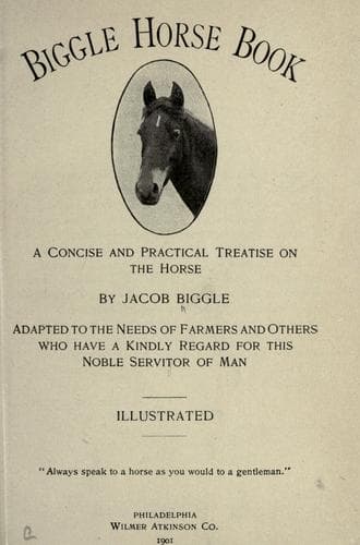 Tapa de Biggle horse book