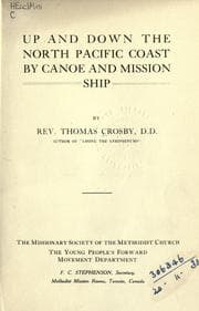 Tapa de Up and down the north Pacific coast by canoe and mission ship
