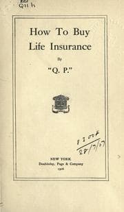 Tapa de How to buy life insurance