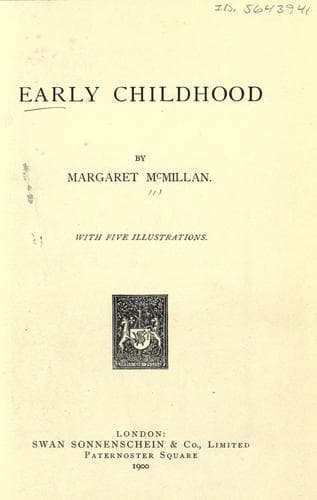 Tapa de Early childhood