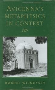 Tapa de Avicenna's Metaphysics in Context