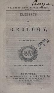 Tapa de Elements of geology