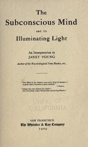 Tapa de The subconscious mind and its illuminating light