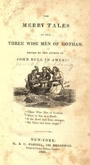 Tapa de The merry tales of the three wise men of Gotham