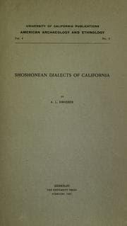 Tapa de Shoshonean dialects of California
