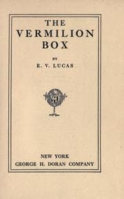 Tapa de The vermilion box