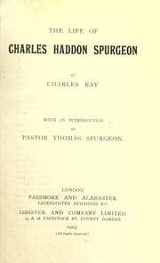 Tapa de The life of Charles Haddon Spurgeon