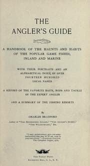 Tapa de The angler's guide
