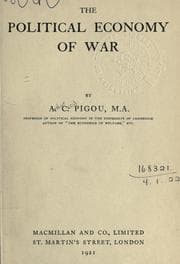 Tapa de The political economy of war