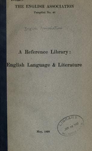 Tapa de A reference library