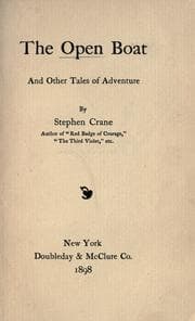 Tapa de The open boat, and other tales of adventure